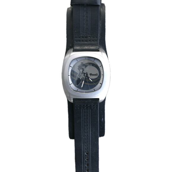 Vintage Fossil JR-8290 Big Tic Surfer Digital Animation Display Men's Watch Rare - Picture 6 of 11